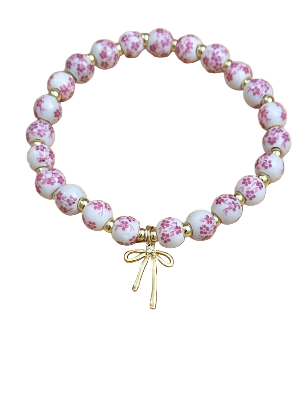 Bow and Bead Bracelet