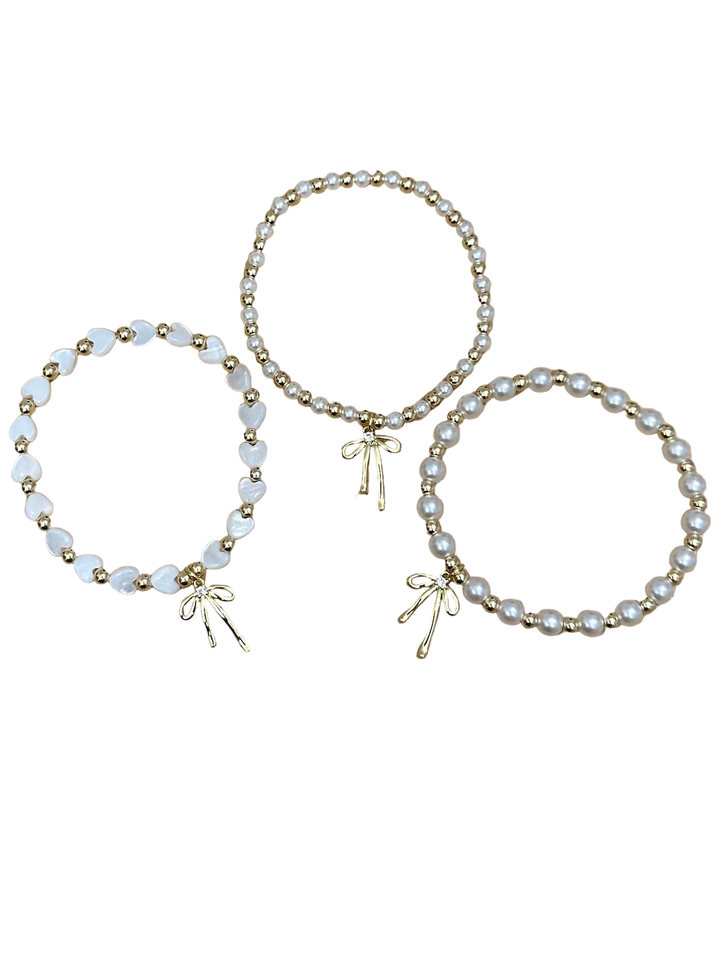 Bow and Pearl Bracelet