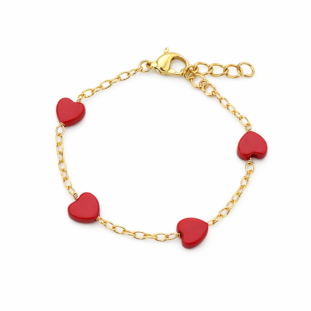 Heart on Chain Bracelet