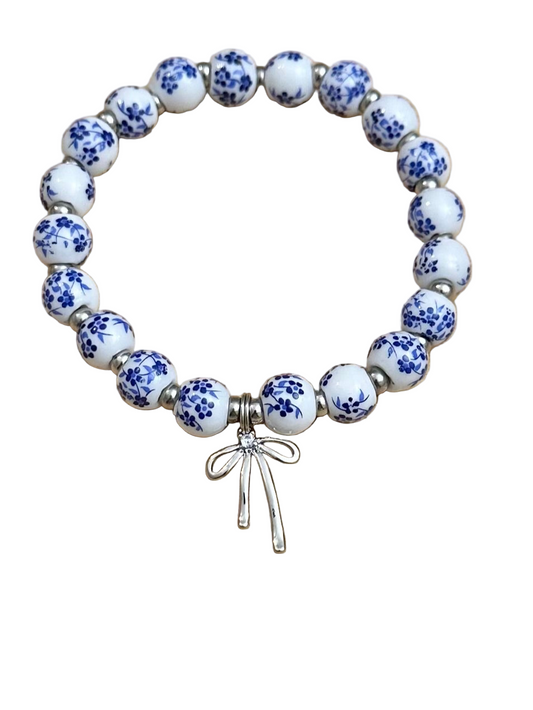 Bow and Bead Bracelet
