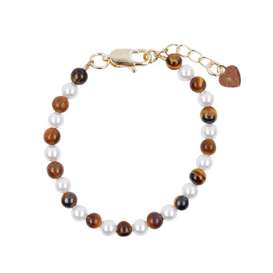 2 Toned Pearl Bracelet