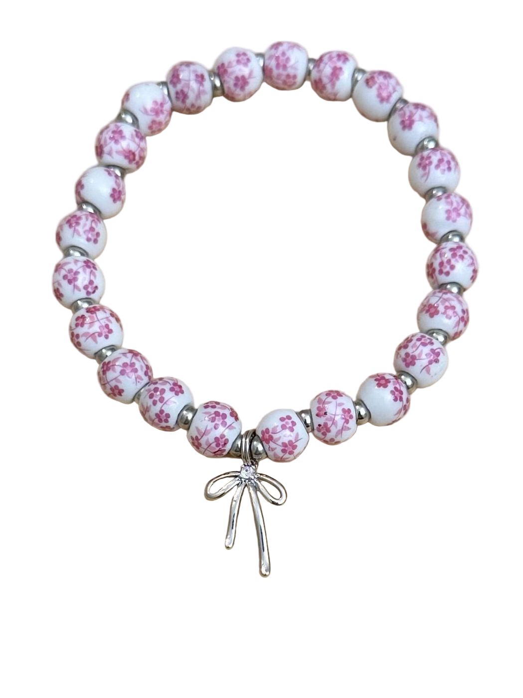 Bow and Bead Bracelet