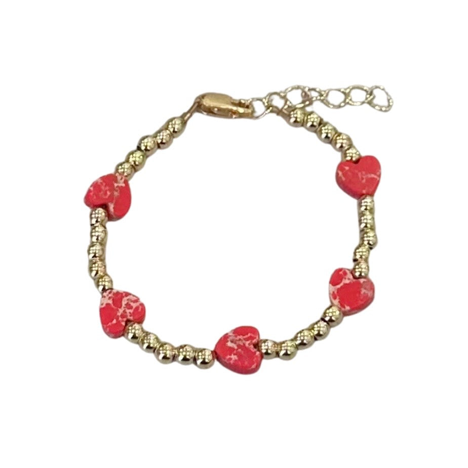 Gold Filled Heart Bracelet