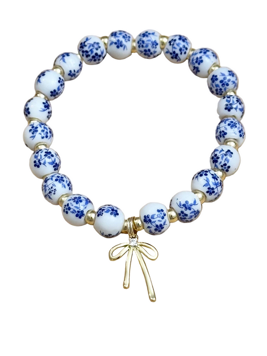 Bow and Bead Bracelet