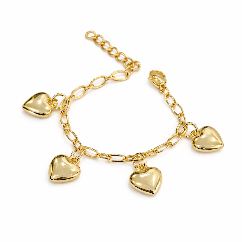 Heart Charm Bracelet