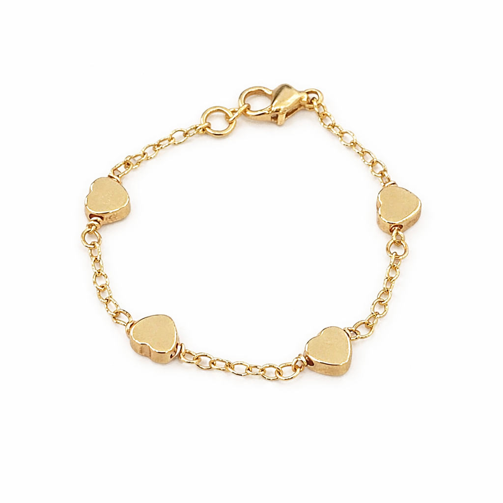 Heart on Chain Bracelet