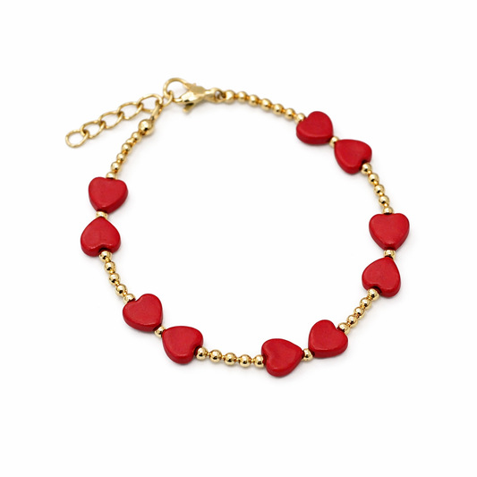 Heart Bow Bracelet