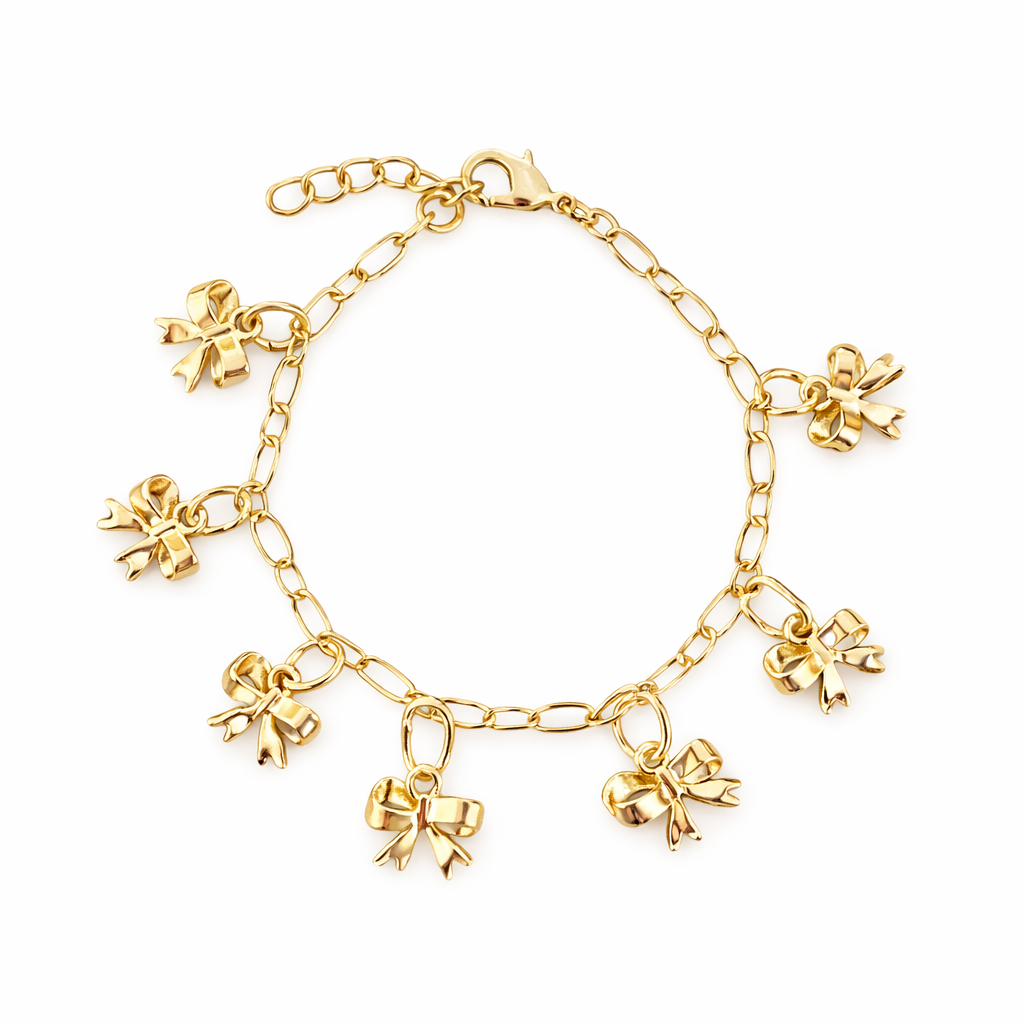 Bow Charm Bracelet