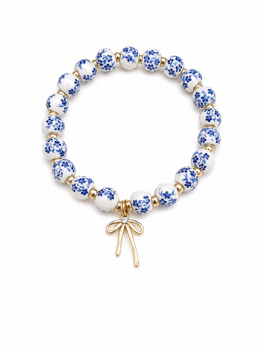 Bow and Bead Bracelet