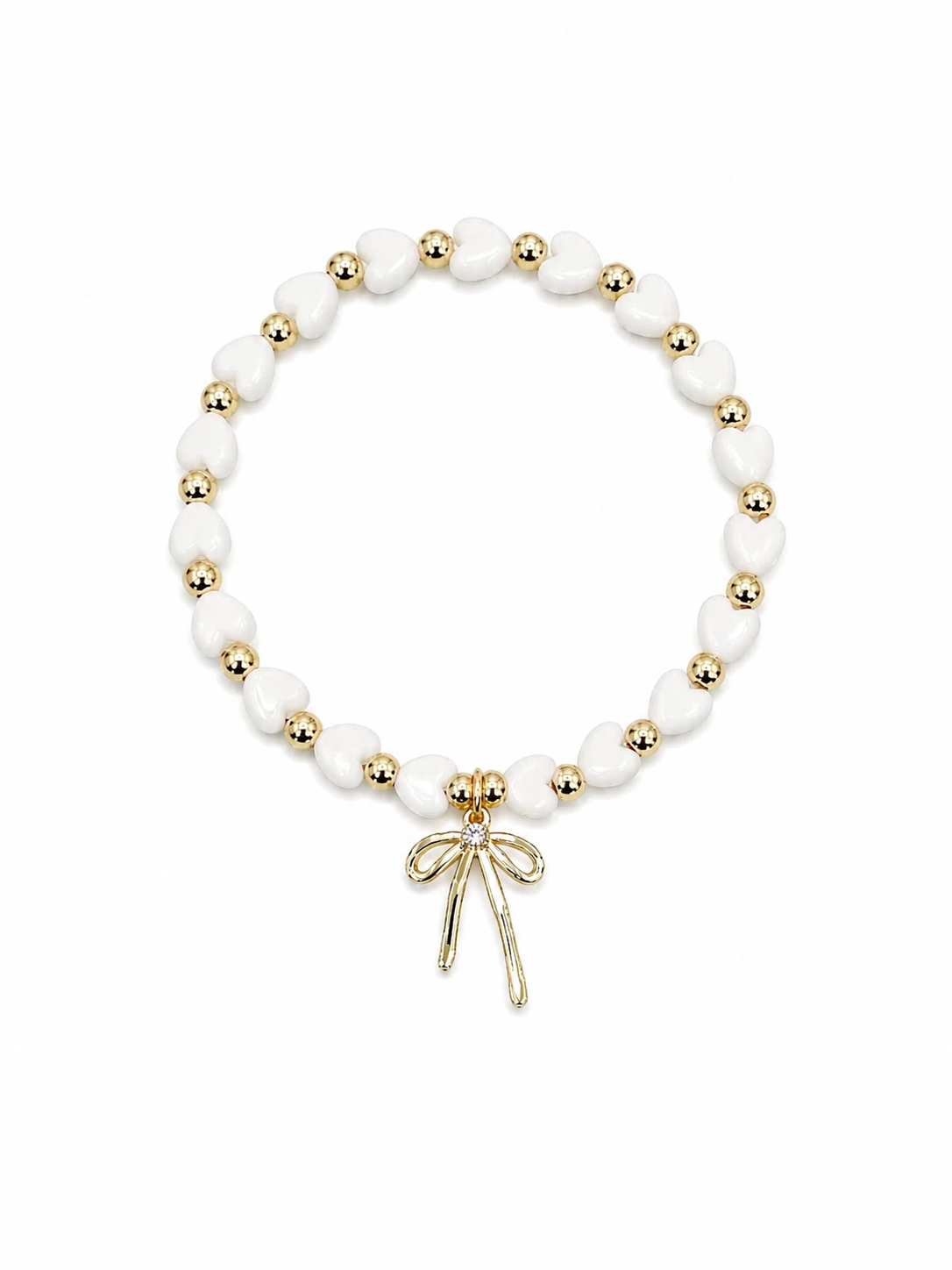 Bow and Pearl Bracelet