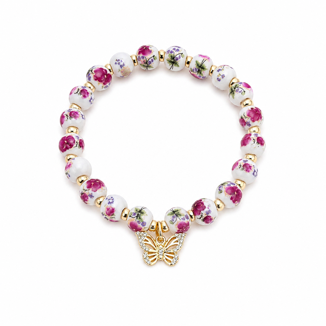 Bow and Bead Bracelet